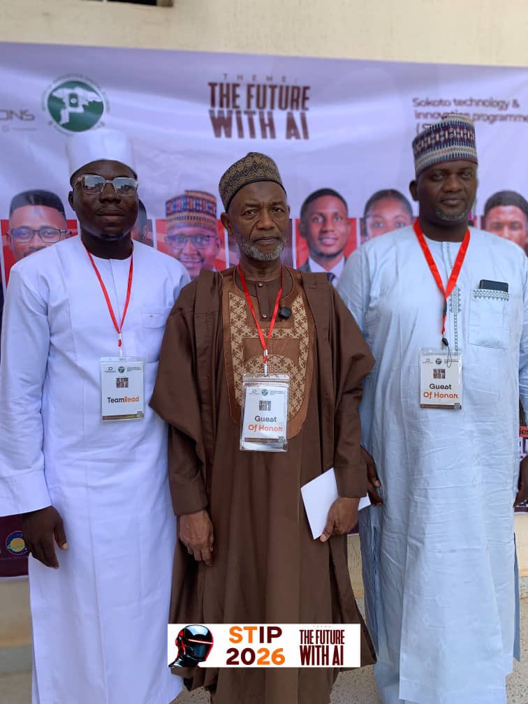 JOInnovations's tweet photo. A heartfelt appreciation to our Distinguished Guest of Honour, Prof. Isa Muhammad Maishanu, Honourable Commissioner, Ministry for Higher Education, Sokoto State, for gracing STIP 2026 — The Future With AI.

Thank you for believing in the vision sir.

#STIP2026 #TheFutureWithAI https://t.co/hfkCfAQlAK