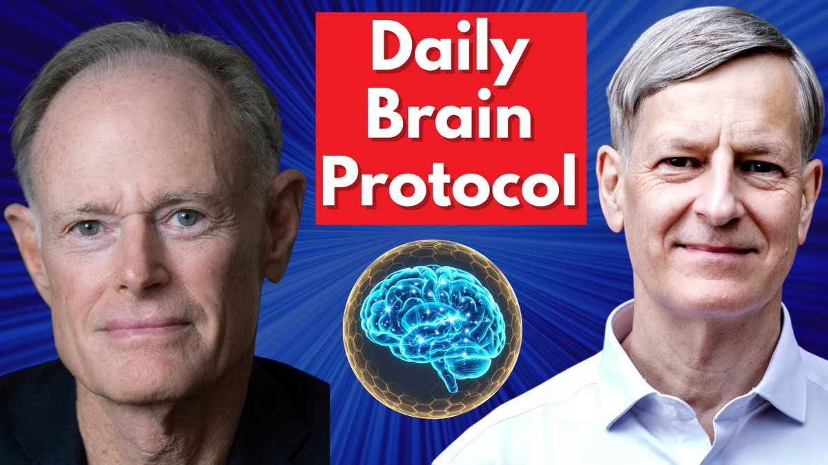 MHealthspan's tweet photo. Thanks to @DavidPerlmutter for joining us to discuss Brain Defenders!
Key insights: 
• Alzheimer’s pivots when microglia shift from protector to destroyer 
• "Normal" blood sugar (>90 mg/dL) can trigger brain inflammation decades before symptoms appear
https://t.co/rwWybJdy15 https://t.co/U3OJc55bFn