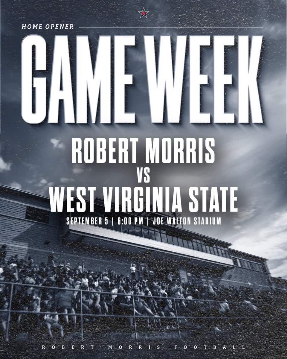 RMU_Football's tweet photo. Our home opener is calling 📞

🎟️ Get your tickets now at https://t.co/2vC603BMZJ 

#BobbyMo https://t.co/AJ4WKSCbCT