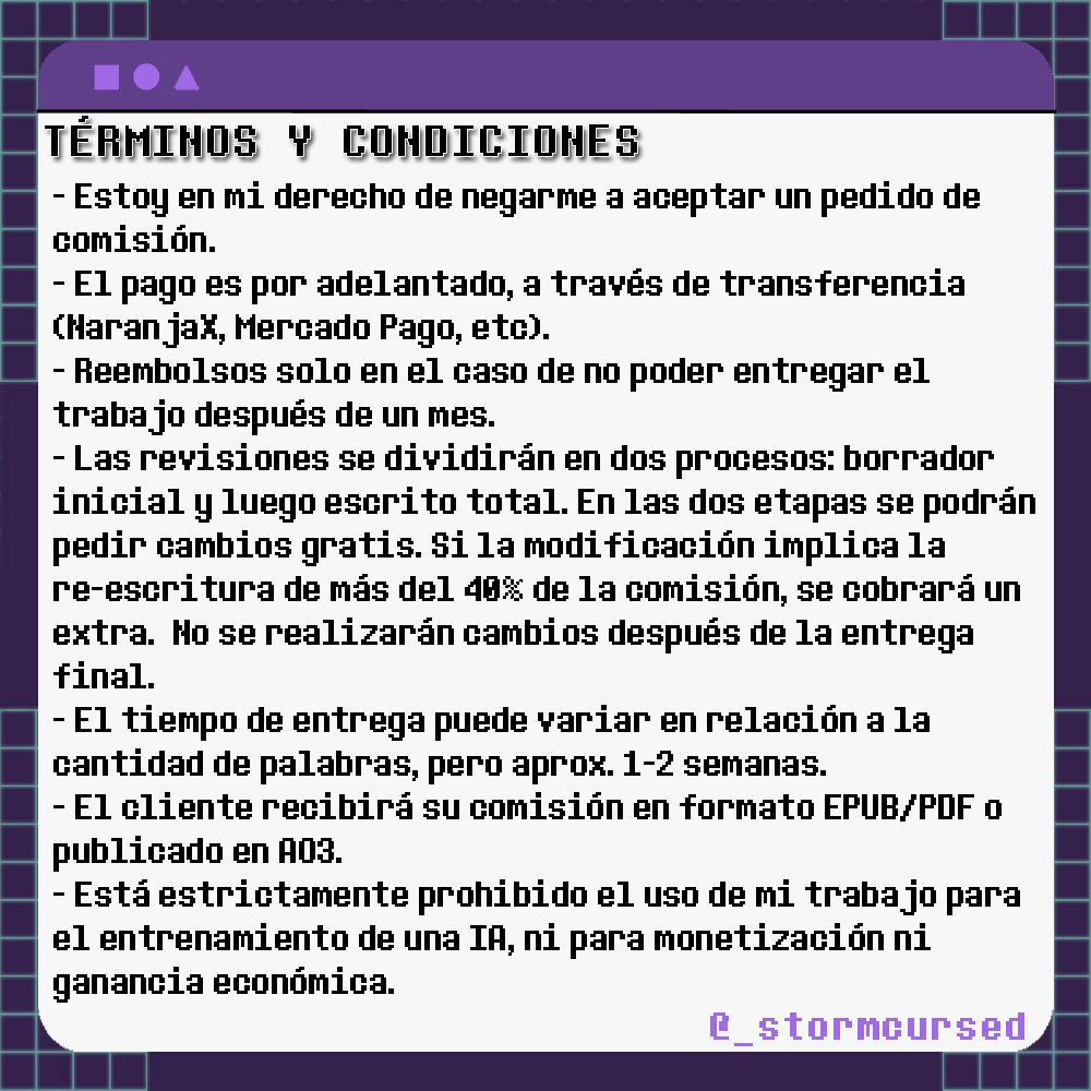 _stormcursed's tweet photo. Abro comisiones de escritura para ARGENTINA (+ sig tweet con precios internacionales) https://t.co/4wGYcsIJoI