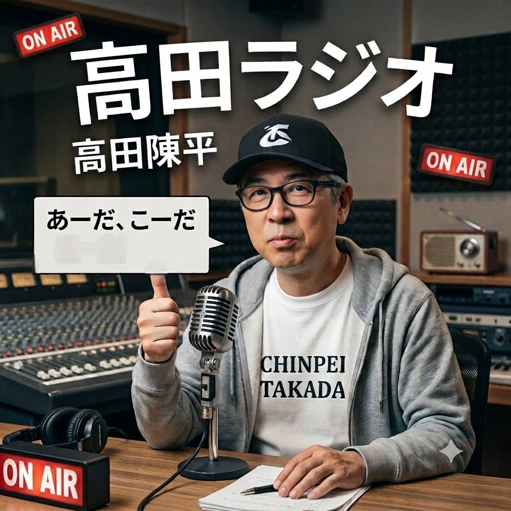 Sado_Annex's tweet photo. 【今宵解禁】
高田陳平
高田ラジオ📻️
あーだ　こーだ

言ってみた

⇒アクセスこちら
高田陳平の　あーだ　こーだ https://t.co/YAEjeykYXg https://t.co/98n7U2y218