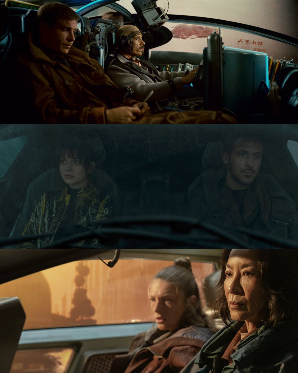 scifried's tweet photo. Inside Blade Runner Spinners in 2019, 2049, and 2099 https://t.co/7IQkLkmYUF
