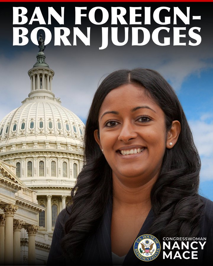Aileen23_345's tweet photo. A foreign-born federal judge who reportedly never renounced her foreign citizenship blocked the federal government from verifying voter citizenship data.  Judge Sparkle Sooknanan made a promise under oath. She pledged to renounce her Trinidad and Tobago citizenship to fulfill her