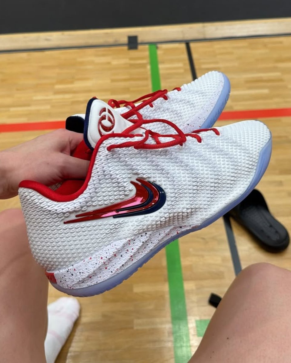 SoleRetriever's tweet photo. FIRST LOOK: Caitlin Clark shares photos of two new Nike Caitlin 1 PEs for Team USA ahead of the FIBA Women's Basketball World Cup 🇺🇸🏀 https://t.co/SRqtrXTuDM