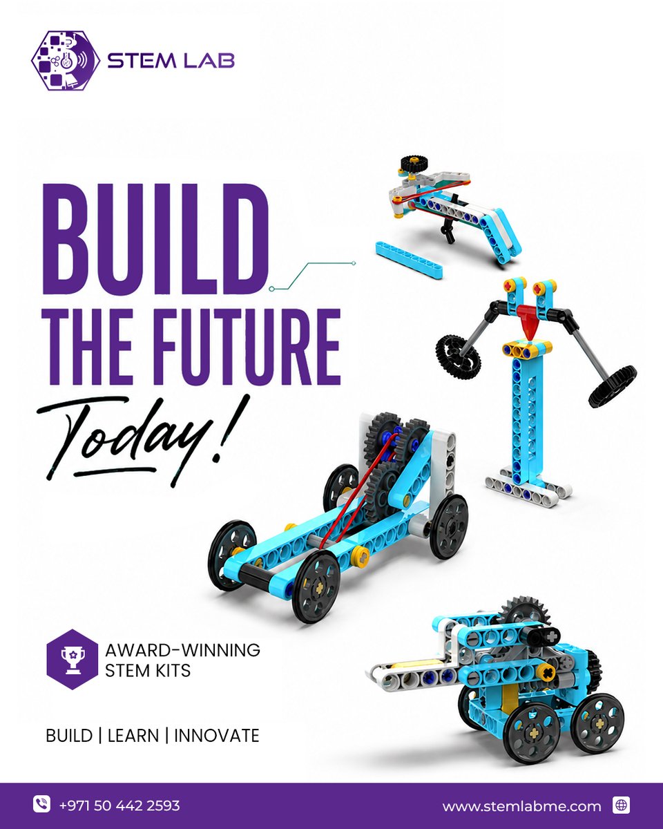 stemlabme's tweet photo. 🚀 Build the future today with STEM LAB! 🤖

✨ Allow young innovators to build, learn, and innovate with award-winning STEM kits designed to make learning fun, creative, and hands-on. 🌟

#stemlab #stemlearning #stemkits #robotics #roboticsforkids #futureinnovators https://t.co/qvz3mUOrLA