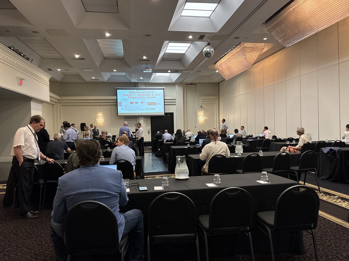 SolidStateFE's tweet photo. It begins! We’re live and on-site at ICCF-27!

#ICCF27 #Science #Research https://t.co/nOQleVpQXZ