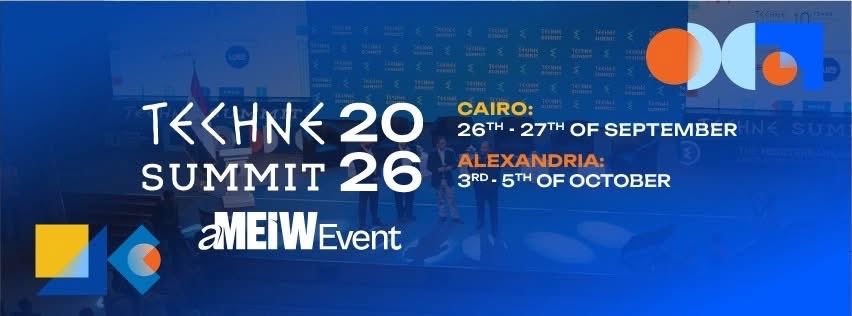 abdelwahab_engy's tweet photo. We're thrilled to announce our collaboration with #TechneSummit2026! Join us September 26-27 in Cairo and October 3-5 in Alexandria for one of the region’s leading innovation gatherings. as we bring you an array of captivating content across multiple industry-focused tracks. https://t.co/tu4OhQg9cb
