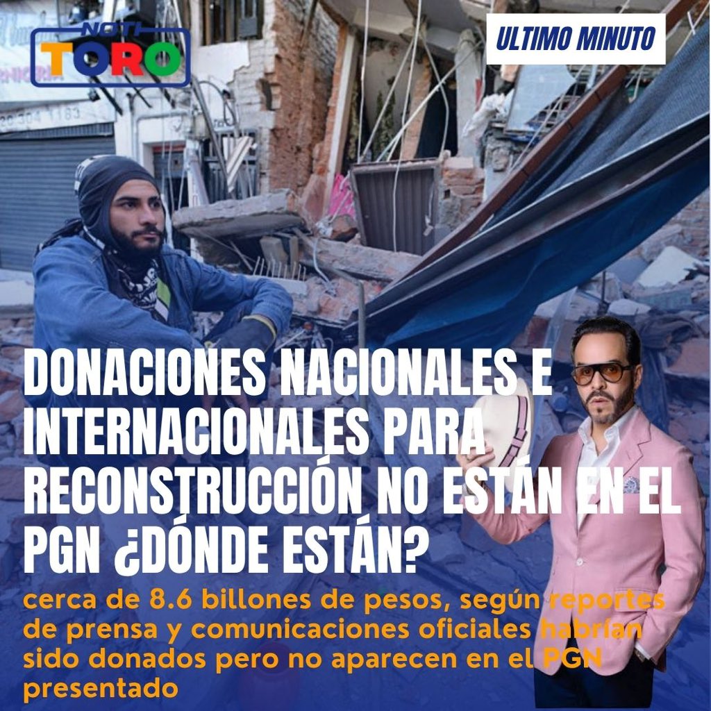 AlejoToroAnt's tweet photo. #NotiToro Donaciones nacionales e internacionales para reconstrucción no están en el  PGN ¿Dónde están?
https://t.co/rAvwmtK4Sj https://t.co/HTBMiktQAo
