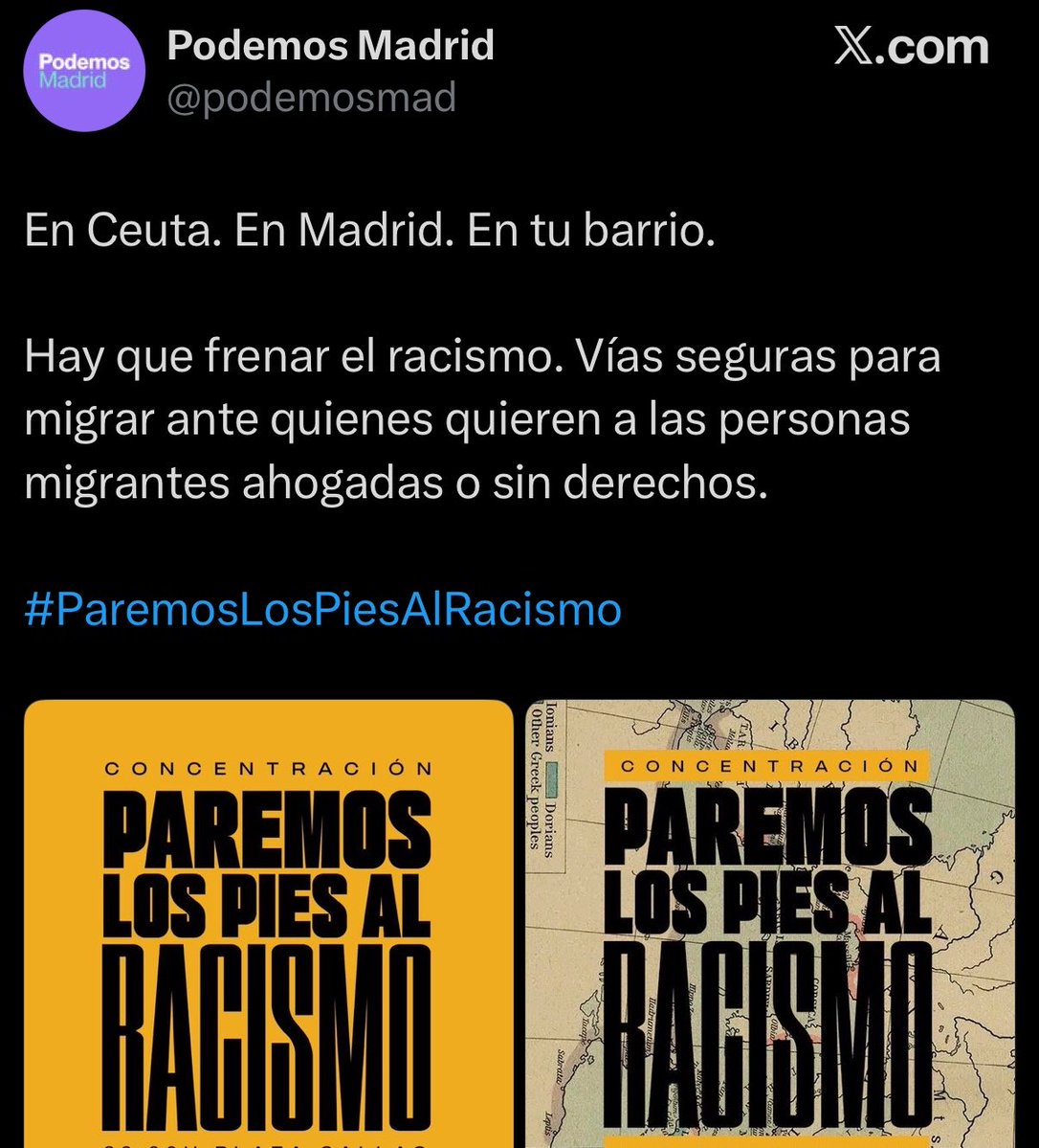 RaRapture's tweet photo. Y lo mismo para los del otro lado, no caigamos en divisiones!! 

La única convocatoria convocada por Ceutíes sin ninguna afiliación política en Madrid es:

📍Congreso de los diputados, 2 de Septiembre, 20:00h https://t.co/9xs6efilmy