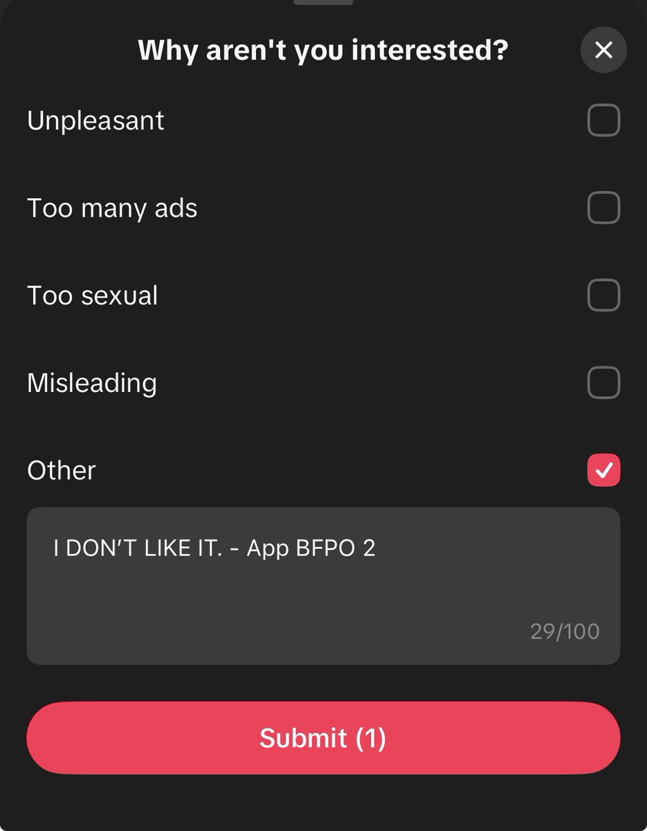 topaztrain's tweet photo. best reason why im not interested https://t.co/i3JjEY95PD