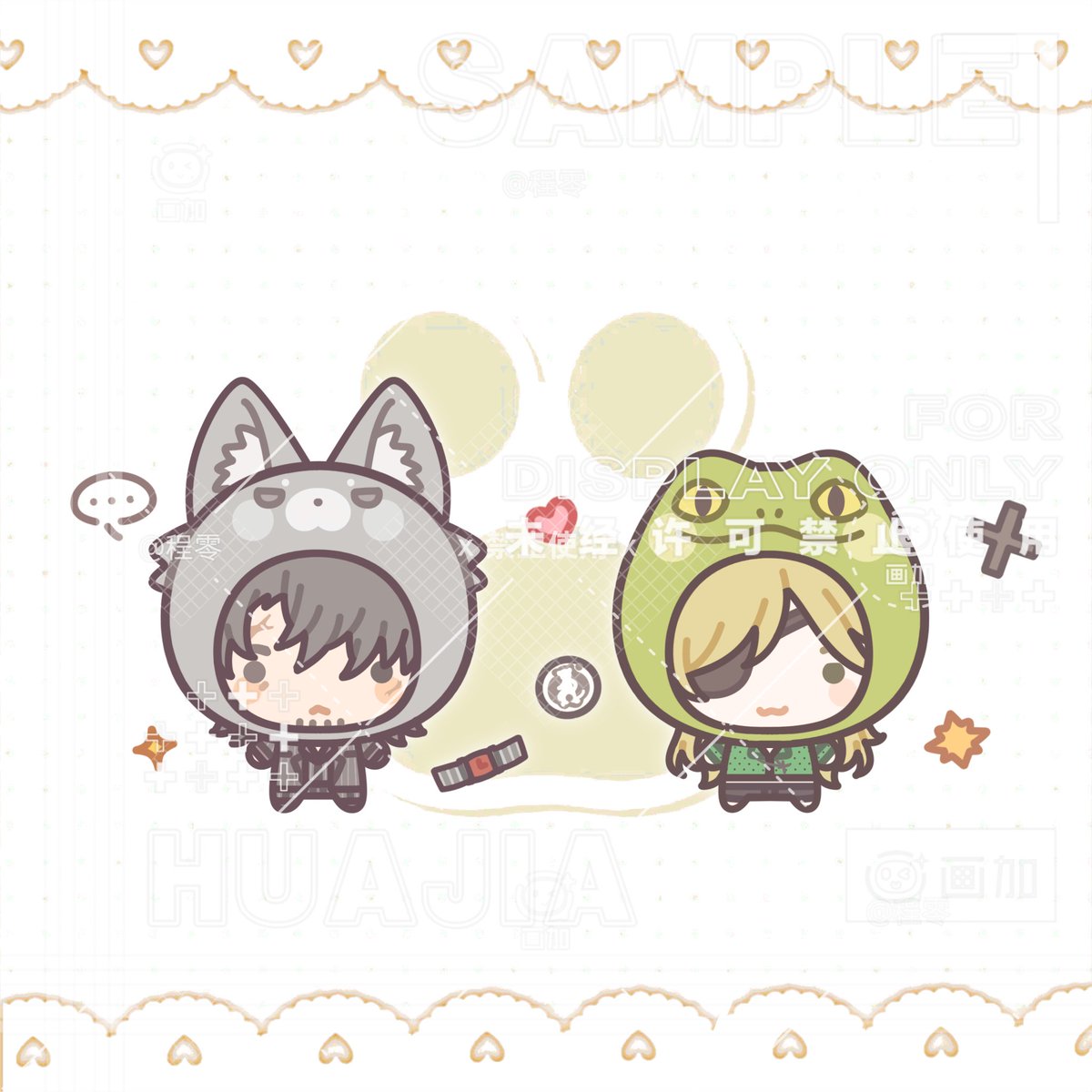 Cheng_linger's tweet photo. #sweetpool 
姫善/姬善
大灰狼和大蜥蜴
画师@huanchuan19 https://t.co/XbEs653Hoh