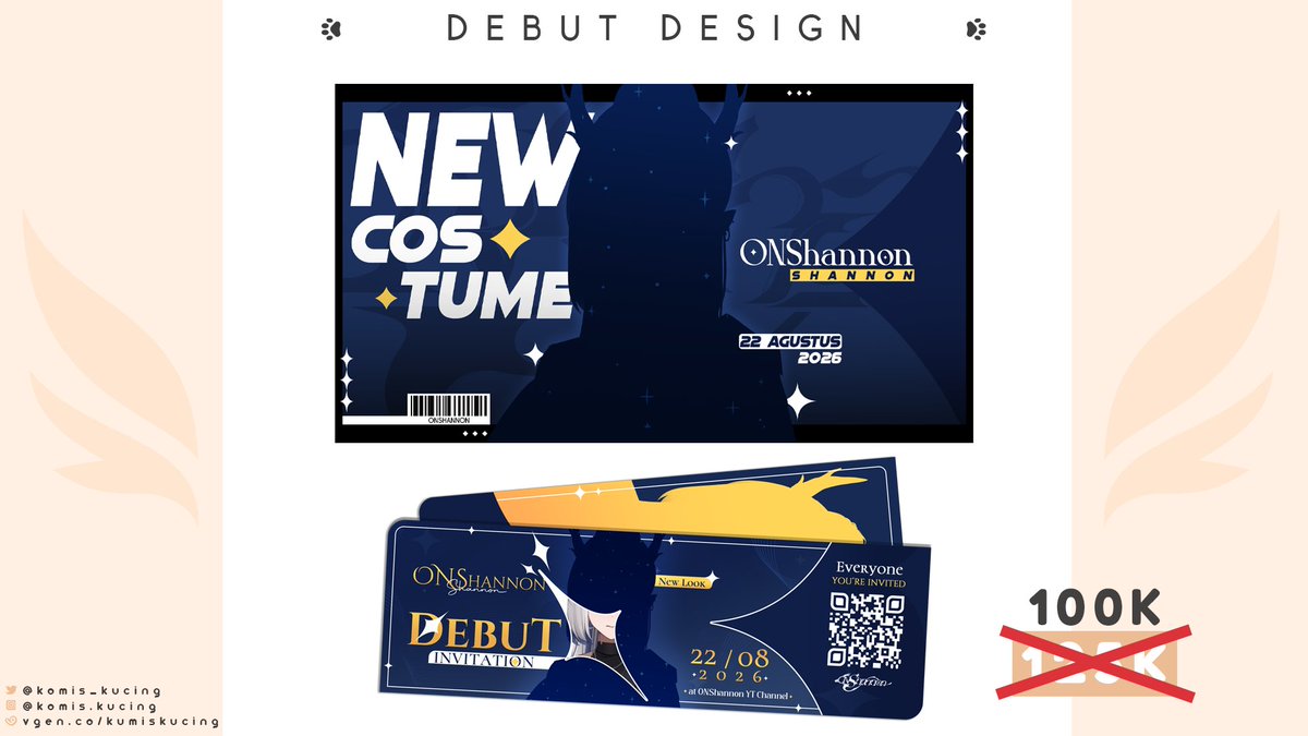 komis_kucing's tweet photo. 🫵Anda ingin Debut tapi bingung design Undangan dan Thumbnail?

Tak usah khawatir, Kami menyediakan combo Undangan dan Thumbnail dengan harga relatif terjangkau in this economy 💸

Sudah dapat:
- Undangan (berapapun jumlah tamunya)
- Thumbnailnya juga lah

Gas Japri ke DM yaa ~📨 https://t.co/o8lsl4EFiQ
