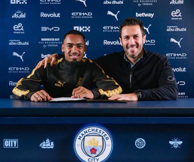 aksftzone's tweet photo. OFFICIAL: Allan Elias has signed a five-year contract with Manchester City, keeping him at the club until 2031, subject to international clearance. https://t.co/tq3a5akOxG