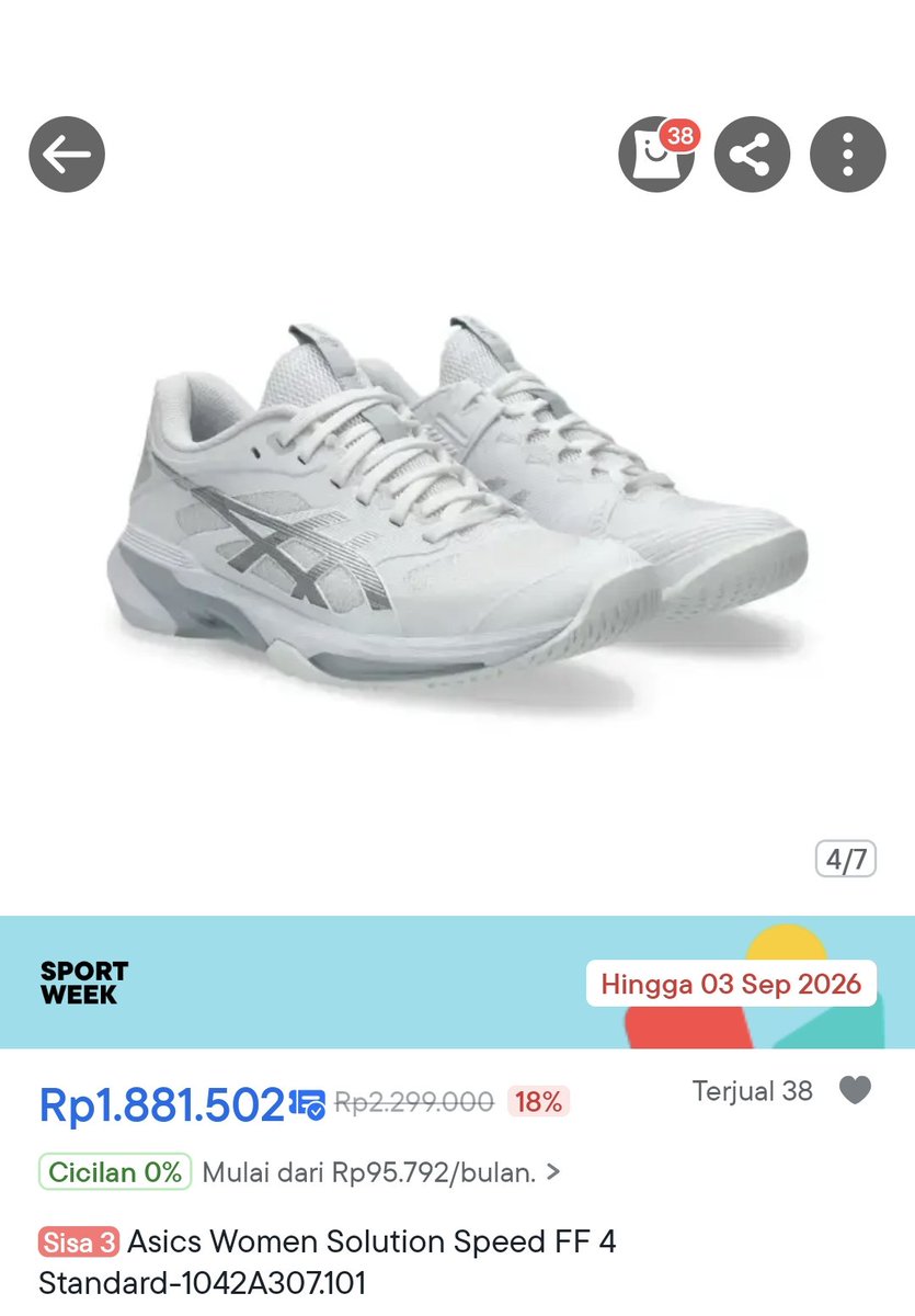 hlsyou's tweet photo. super happy karena dapetin asics dengan harga yg best deal👌

blibli juara sih karena ngasih harga yg super miring dibanding platform lain gokill😍🫶
https://t.co/m89CuyLOBr https://t.co/lU8QwnWJiP
