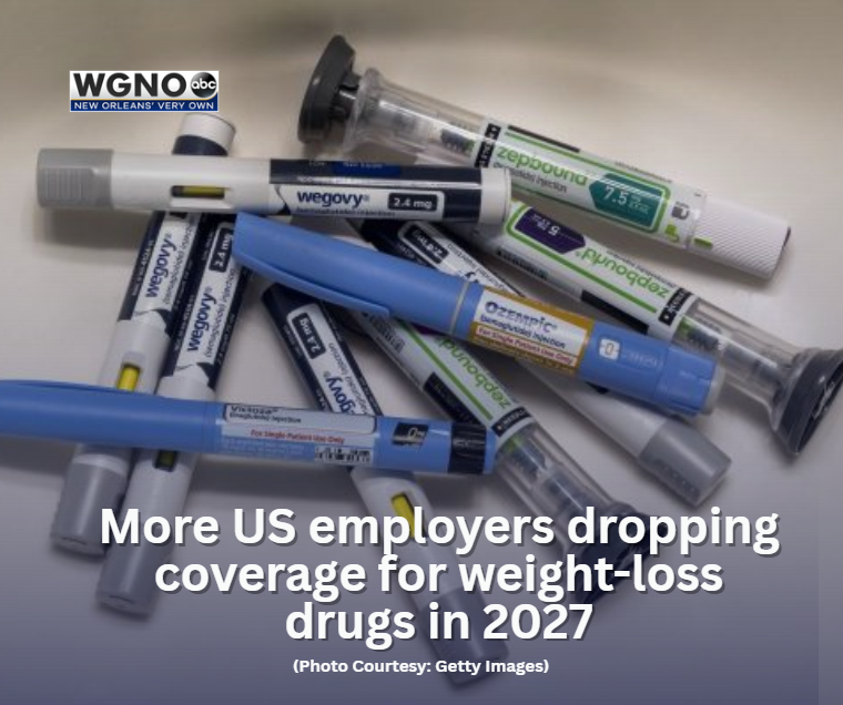 WGNOtv's tweet photo. A new survey found 14% of employers have dropped or plan to drop GLP-1 coverage as rising demand drives health care costs higher.

https://t.co/jE1jBqE1zZ https://t.co/fGJOTcyXCy