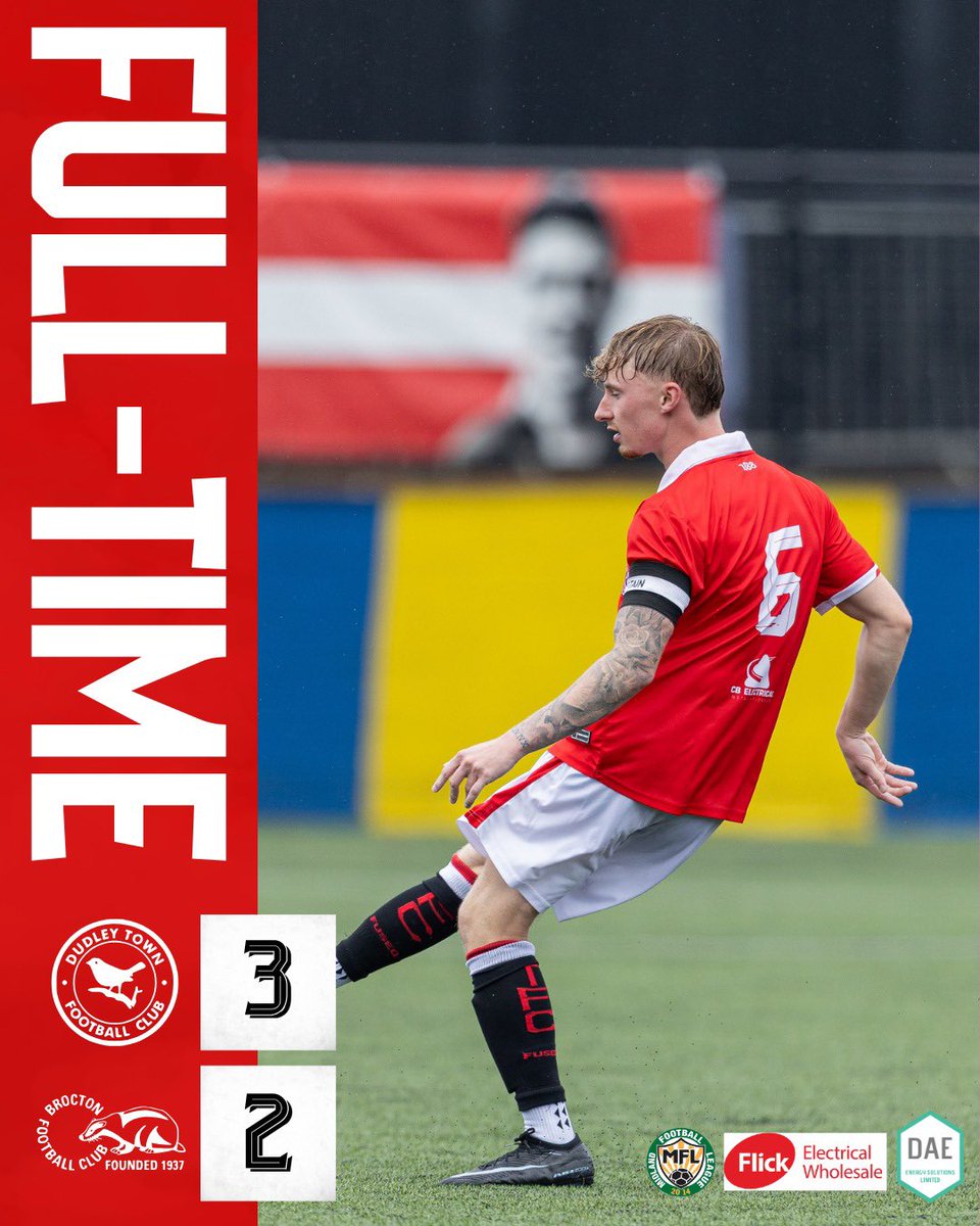 DudleyTownFC's tweet photo. Dudley Town 🔴3-2🟢 Brocton 

It’s a huge win on home soil as the Robins beat Brocton. A Milinchip late winner gets the job done. A superb performance full of grit and determination and three points to show for it! 

Come On You Robins!

#DTFC https://t.co/yA6MiWgU7P