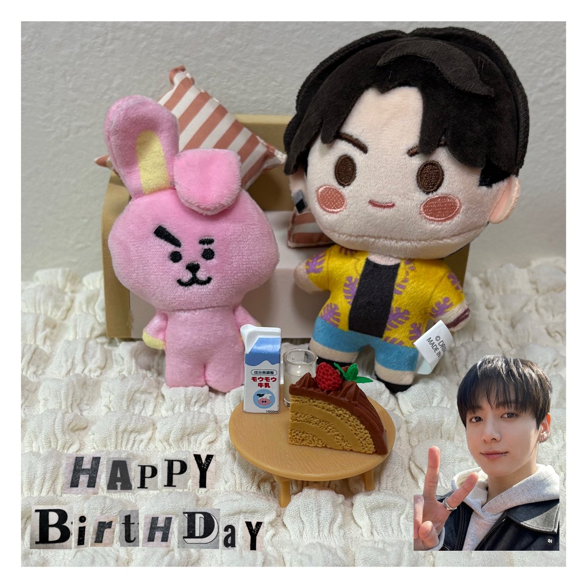 maironron_'s tweet photo. HAPPY BIRTHDAY JUNGKOOK🎂🍾
健康でツアーまわってね！

#HAPPYJKDAY
#JUNGKOOKisFYA
#AlwaysByYourSideJK
#YouAreThatSomebodyJK
#BornGoldenJungkook
#WorldVocalJungkook
#PARTYPARTYJK
#JKRulerOfTheStage https://t.co/5ryhPWvbCD