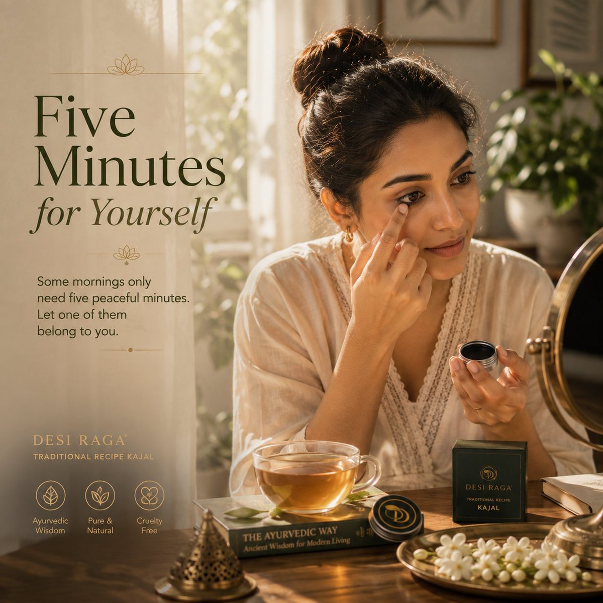 Desi_Raga's tweet photo. Some   mornings only need five peaceful minutes. Let one of them   belong to you. https://t.co/sg4o7ASYOb