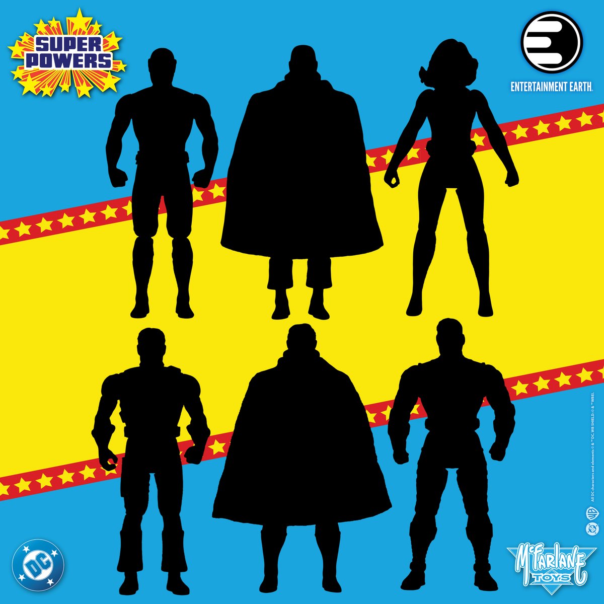 mcfarlanetoys's tweet photo. The FINAL wave of DC Super Powers launches for pre-order on SEPTEMBER 3rd exclusively at @entearth!

Features SIX new 4.5" scale retro figures to add to your collection. Can you guess who?    

#McFarlaneToys #EntertainmentEarth #DCSuperPowers #SuperPowers https://t.co/H6UVMaW1Pl