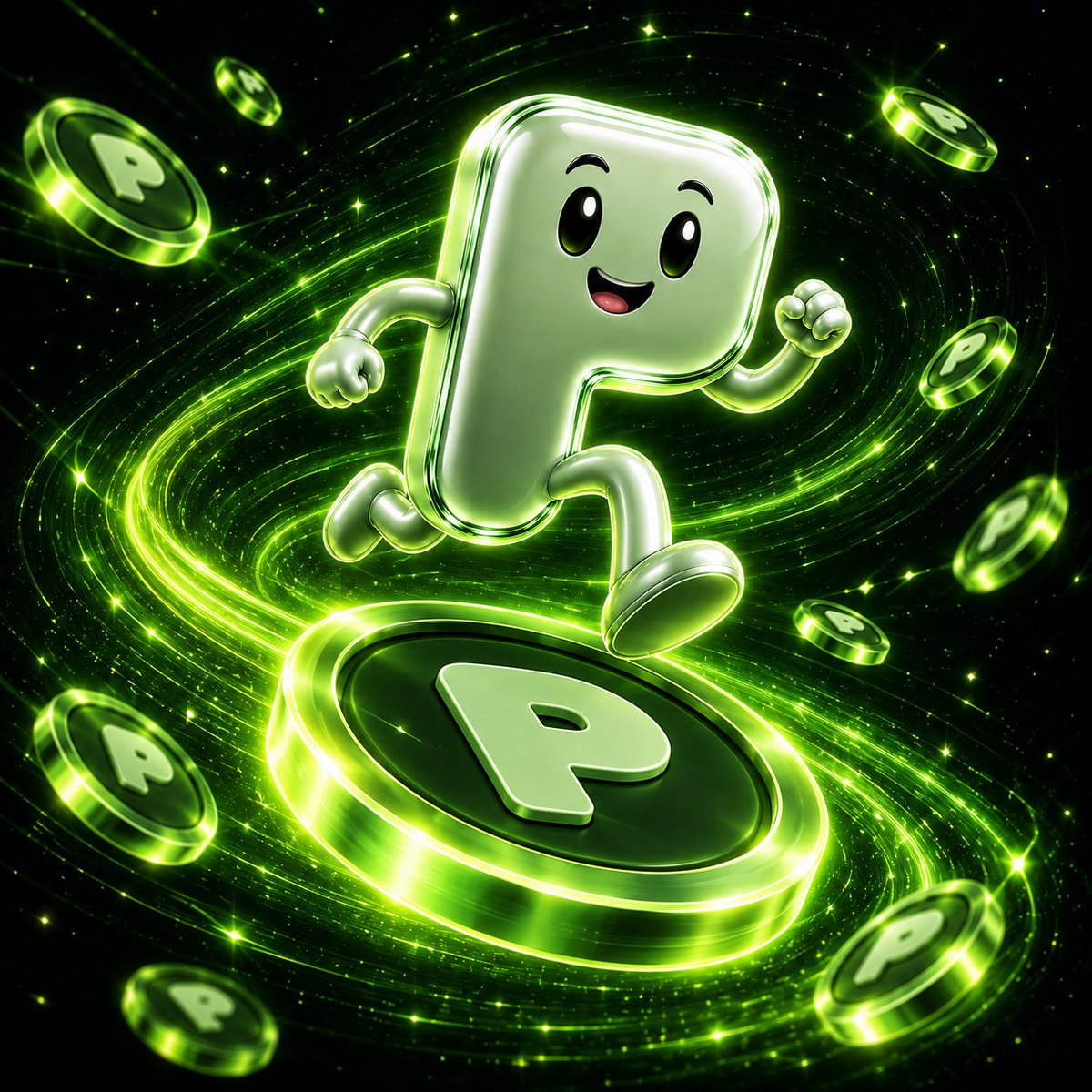 Ponsupercycle's tweet photo. Hold $PONSCY. Let the little green guy do the running. https://t.co/FBlWoJ39zy