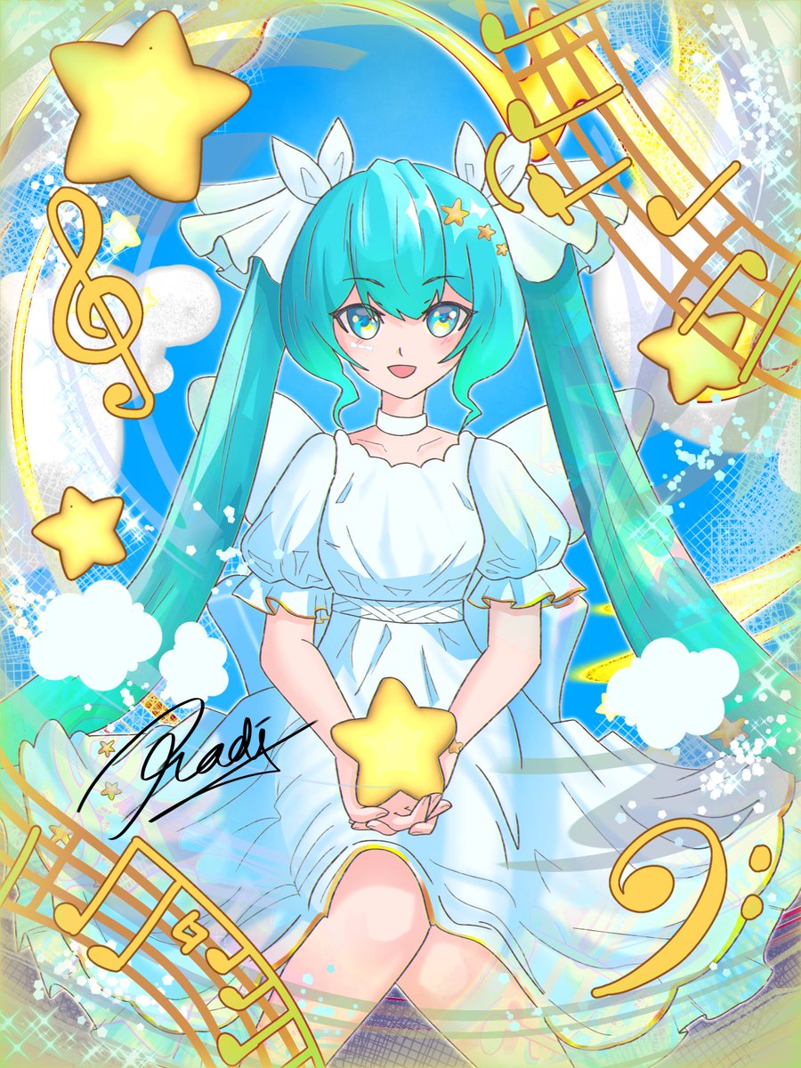 radiisready's tweet photo. HAPPY BIRTHDAY MIKU!!!

#初音ミクㅤㅤ
#初音ミク誕生祭2026 https://t.co/vzQUPyYEla
