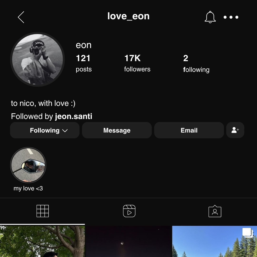 purpl3mintcandy's tweet photo. love, eon

a #minwon filo au drabble

- collection of ig posts from singer-songwriter Santino Eon Jeon for his former lover, Nicolas Kim. https://t.co/mDhCGu3Rcf