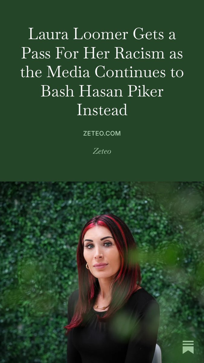 zeteo_news's tweet photo. Laura Loomer Gets a Pass For Her Racism as the Media Continues to Bash Hasan Piker Instead

The top Trump ally is racially abusing Angie Nixon but, sure, DC journalists, keep going after the critic of Israel instead.
Read today's 'First Draft' by Martin Pengelly, link in replies. https://t.co/v7AXro529I