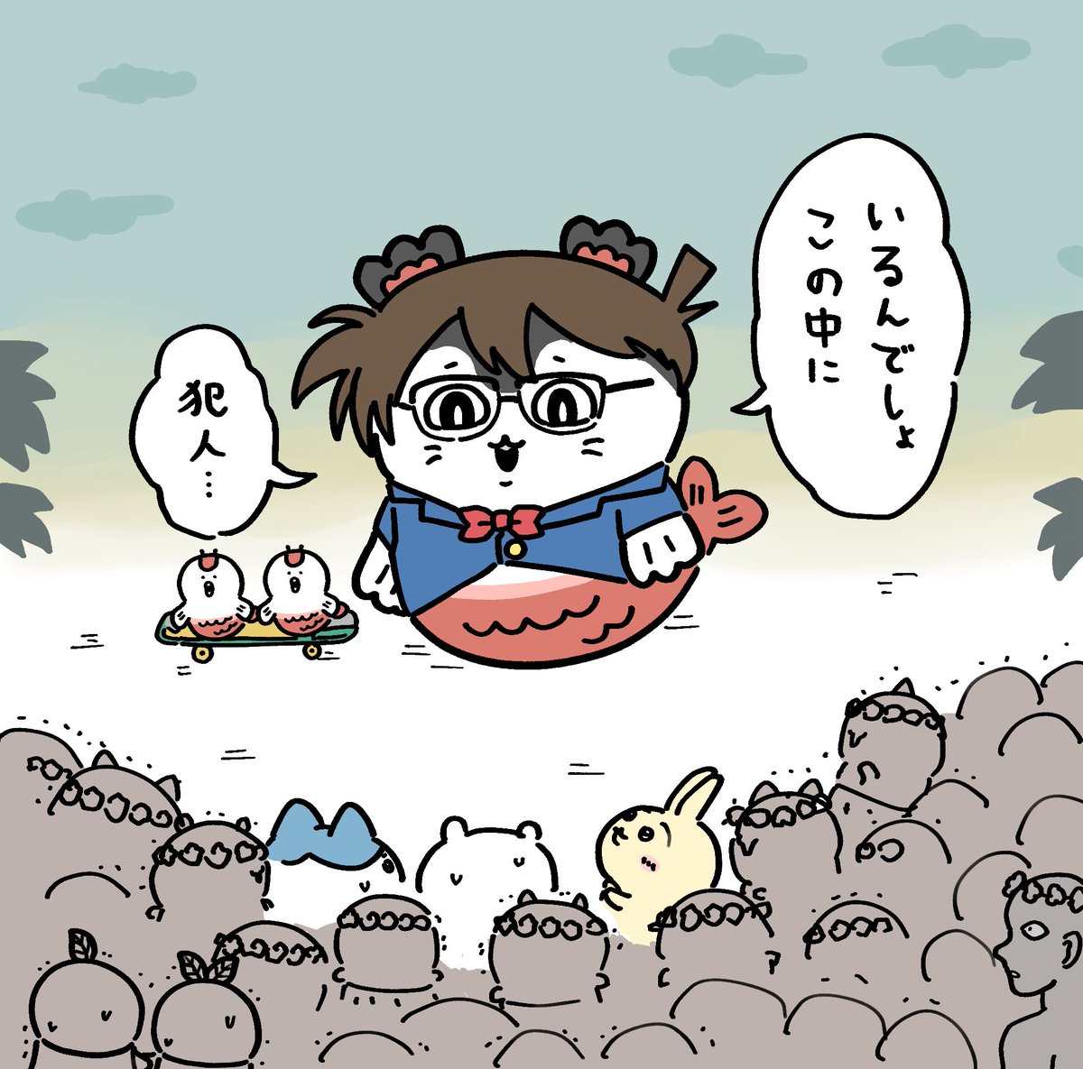 k53FcE8tWJ18740's tweet photo. #今月描いた絵を晒そう　#ちいかわファンアート https://t.co/ubLkjC88eW