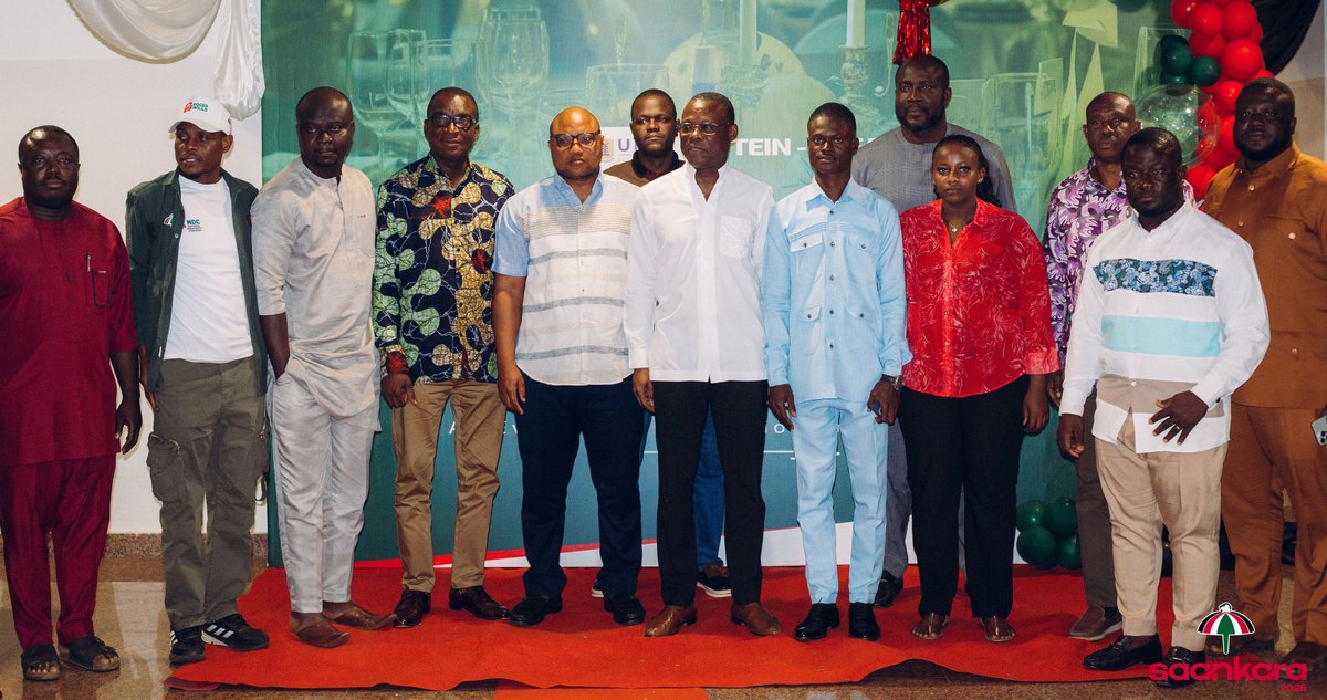 SBasiera's tweet photo. Grateful to have joined TEIN-UPSA for Cadres' Night, an evening of reflection and solidarity. Great conversations, great company, and a true reminder of the strength we build together. Thank you for having me! 

#YouthPower #TeamSaankara #Action #GreenArmy https://t.co/wwz4C8uw2b