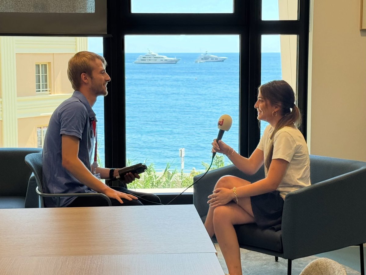 ISMonaco's tweet photo. Four ISM students were pleased to be interviewed by @NRJMonacoMenton this afternoon! 🎤 They shared their goals, motivations and thoughts on returning to school ahead of other students in Monaco. Tune in to NRJ Radio Monaco-Menton tomorrow morning to hear what they had to say! 🙌 https://t.co/R30qdyTllV