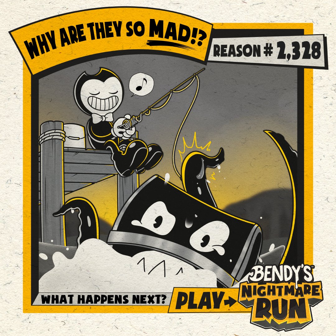BendyRun's tweet photo. Caught! Run Bendy!
Play now at https://t.co/BJbIAZA9ce https://t.co/fP6Z96B9bO