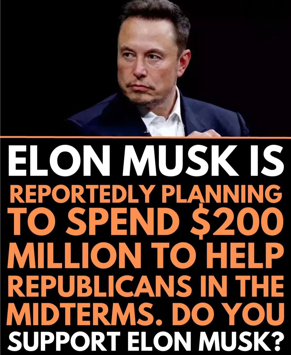 Luna_Jones79's tweet photo. DO YOU SUPPORT ELON MUSK? https://t.co/aWhcK5rScs
