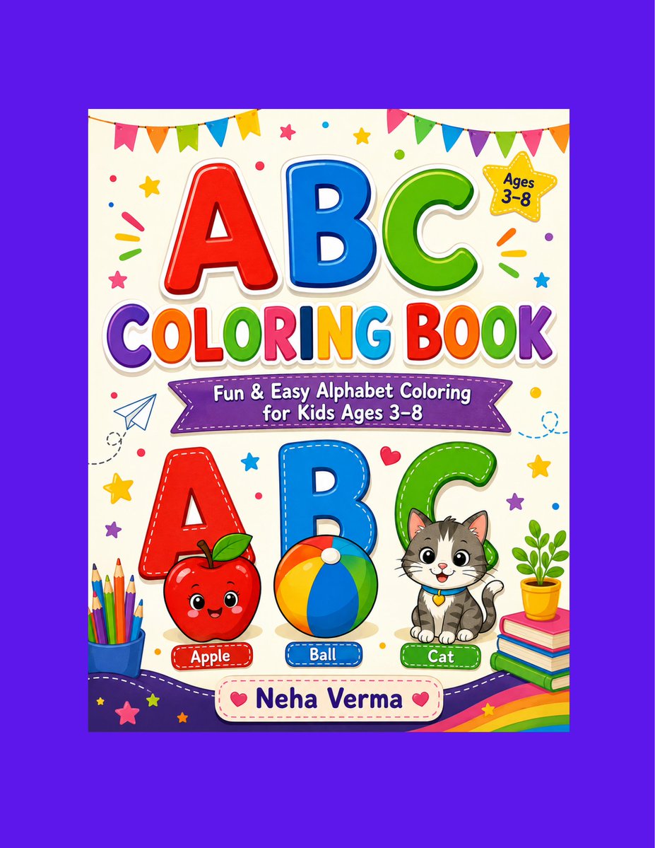 nehaelwi's tweet photo. 🎨 Make learning ABCs fun!
🖍️ Cute A–Z coloring pages for kids to learn, color &amp; create.
Perfect for toddlers and preschoolers! 💕📚
Link 👉👉https://t.co/9BTT5lYueZ
#ABCCOLOuringBook #KidsColoring #Alphabet #ColoringBook #KidsActivities https://t.co/HqZTKQZdv8