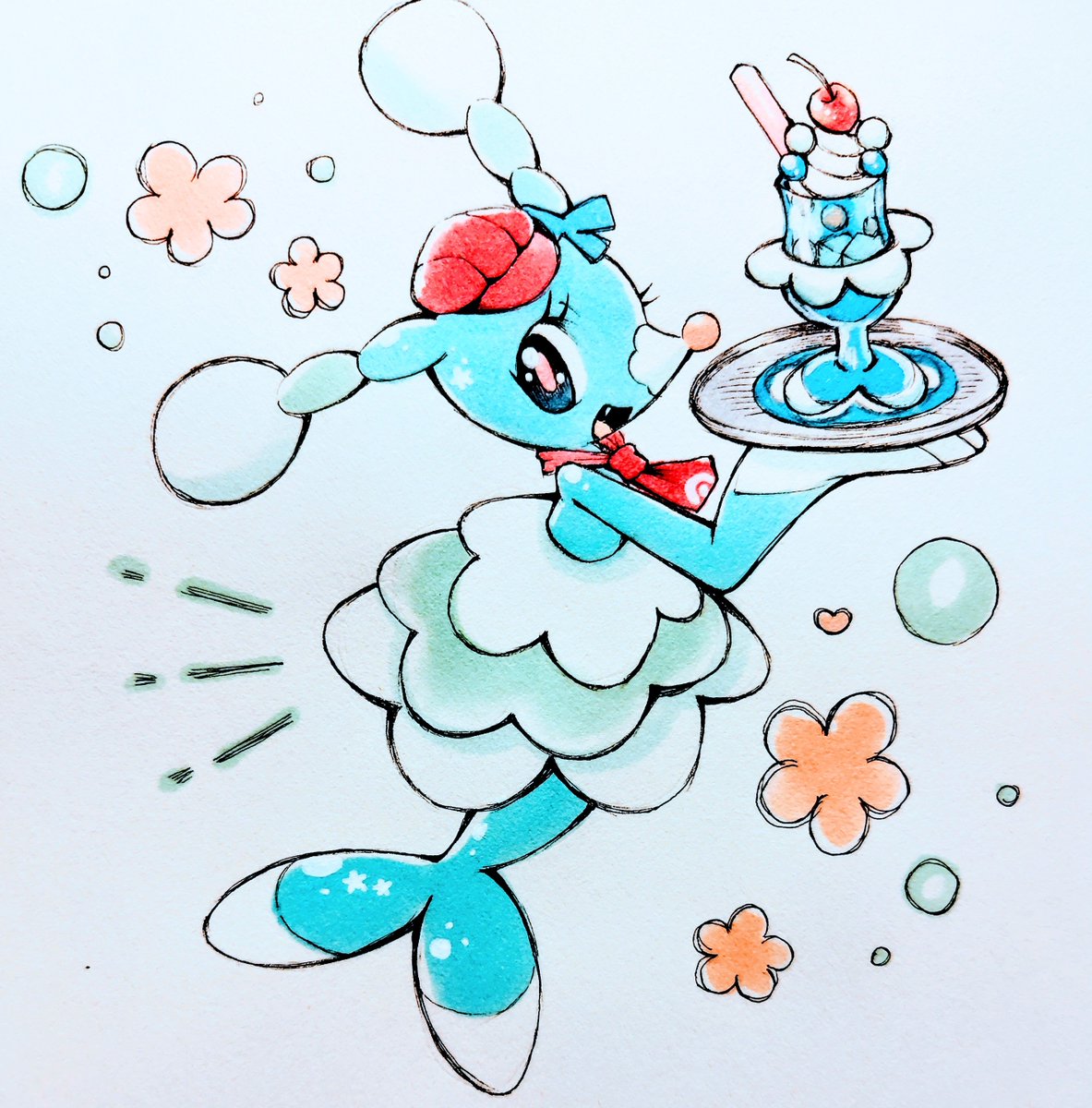 negoto_o0ZZ's tweet photo. カフェオシャマリのリクエストをもらったよ!
ありがとう🩵🦭🫧 https://t.co/gbD1Cj8Abl