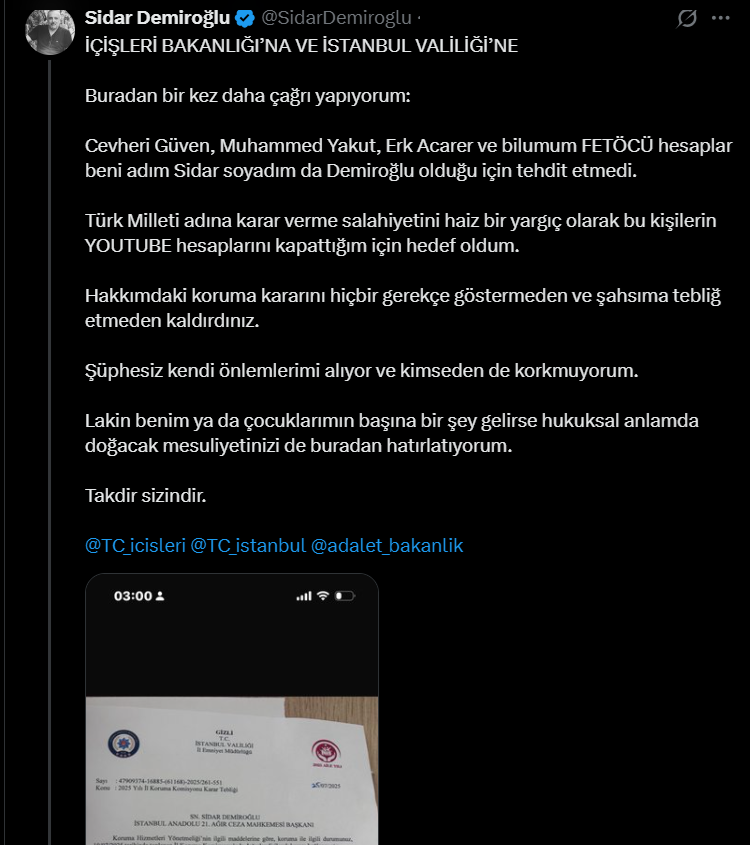 TCKemalizmRuhuU's tweet photo. HSK hakimi ihraç etmiş. Devletten hâlâ ayrıcalık bekliyor.  Valilik komisyonu doğru karar vermiş. Vatandaşla aynı haklara sahip olduğu için feryad-ı figan ediyor. https://t.co/gmZRHja2Zs