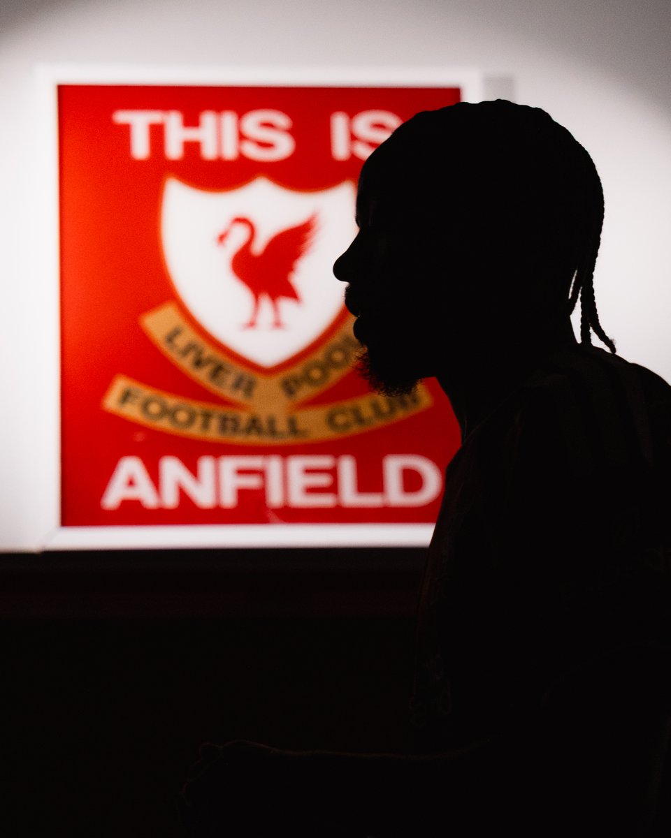 LFC's tweet photo. Bradley Barcola. This Is Anfield. https://t.co/UkyiZzpReB