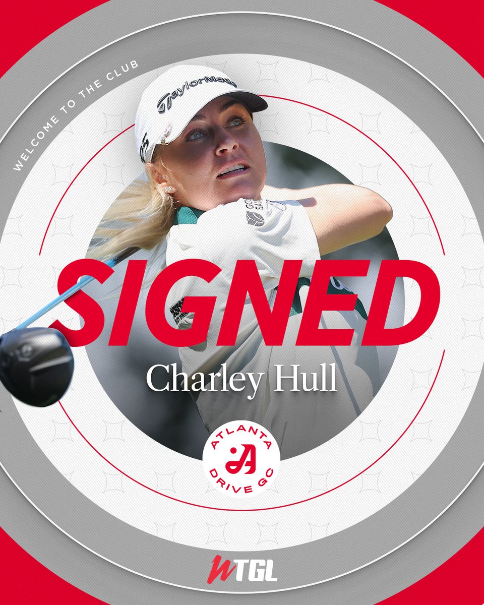 atlantadrivegc's tweet photo. Welcome to the tee, @HullCharley!  

No. 7 in the world, 46 career @LPGA top 10s. https://t.co/nsPUZ6wCkZ