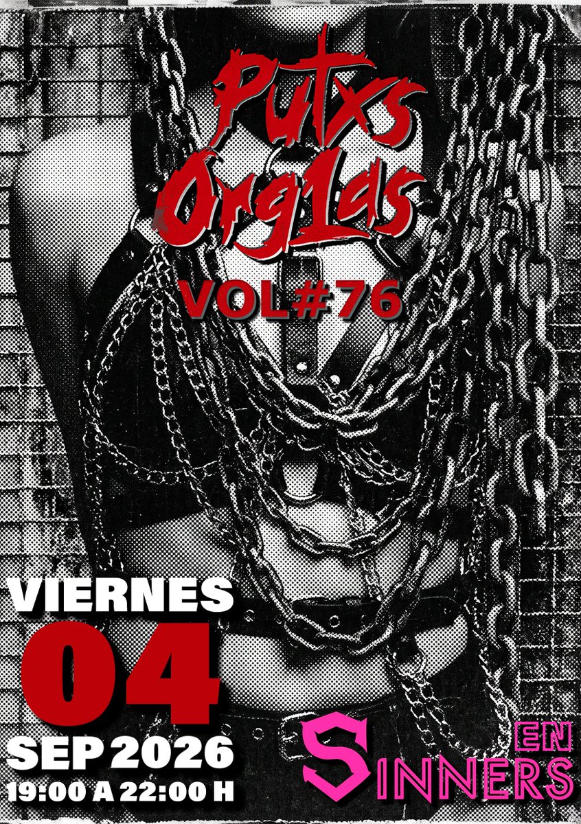 putxsOrg1as's tweet photo. Nos vemos este viernes en 
@Sinnersclub_cl para otra exquisita jornada de @putxsOrg1as 

Cupos disponibles escribiendo al 
+56 9 6107 3511 https://t.co/nMiTxLkM0E