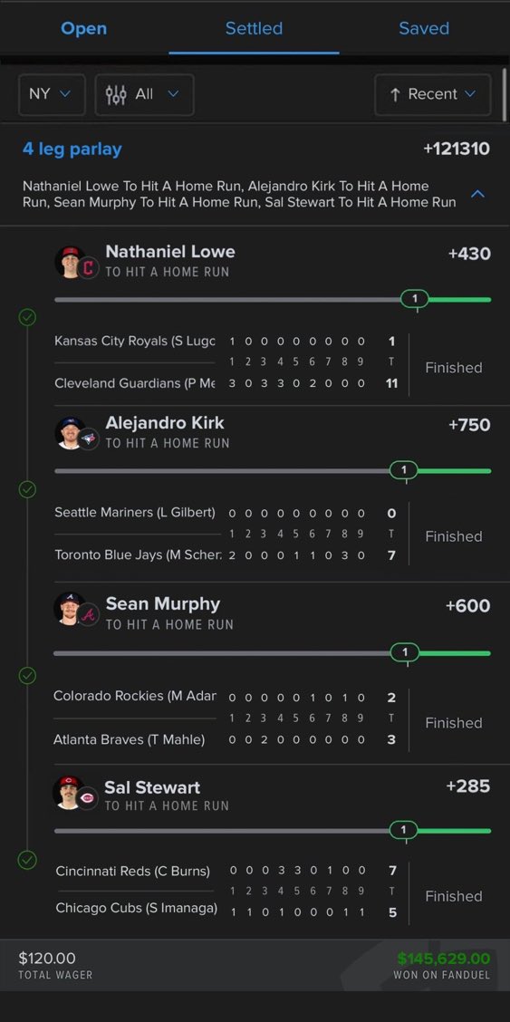 favyparlay's tweet photo. Am on a Fucking Heater🔥🔥

Name any Capper better than Me, AM FUCKING WAITING!!!!!!!!!

JOIN THE DISCORD 🔗🔗 https://t.co/p6ekOfZv9a

#MLB #MLBBets #HomeRunProps #HRParlay #BaseballBets #SportsBetting #Parlay #DavisParlay @playbook https://t.co/tqfuUA8uvs