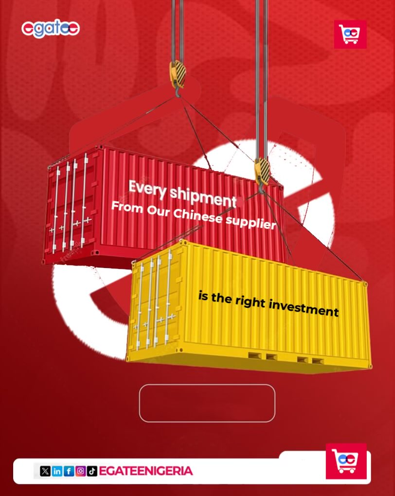 EgateeNigeria's tweet photo. Getting the right Chinese suppliers for your business is integral to the growth and success of your business, and Egatee is the right partner you need.

Send a DM today!

#egatee #chinesesupplier #madeinchina #wholesales https://t.co/7XzXQIZBzN