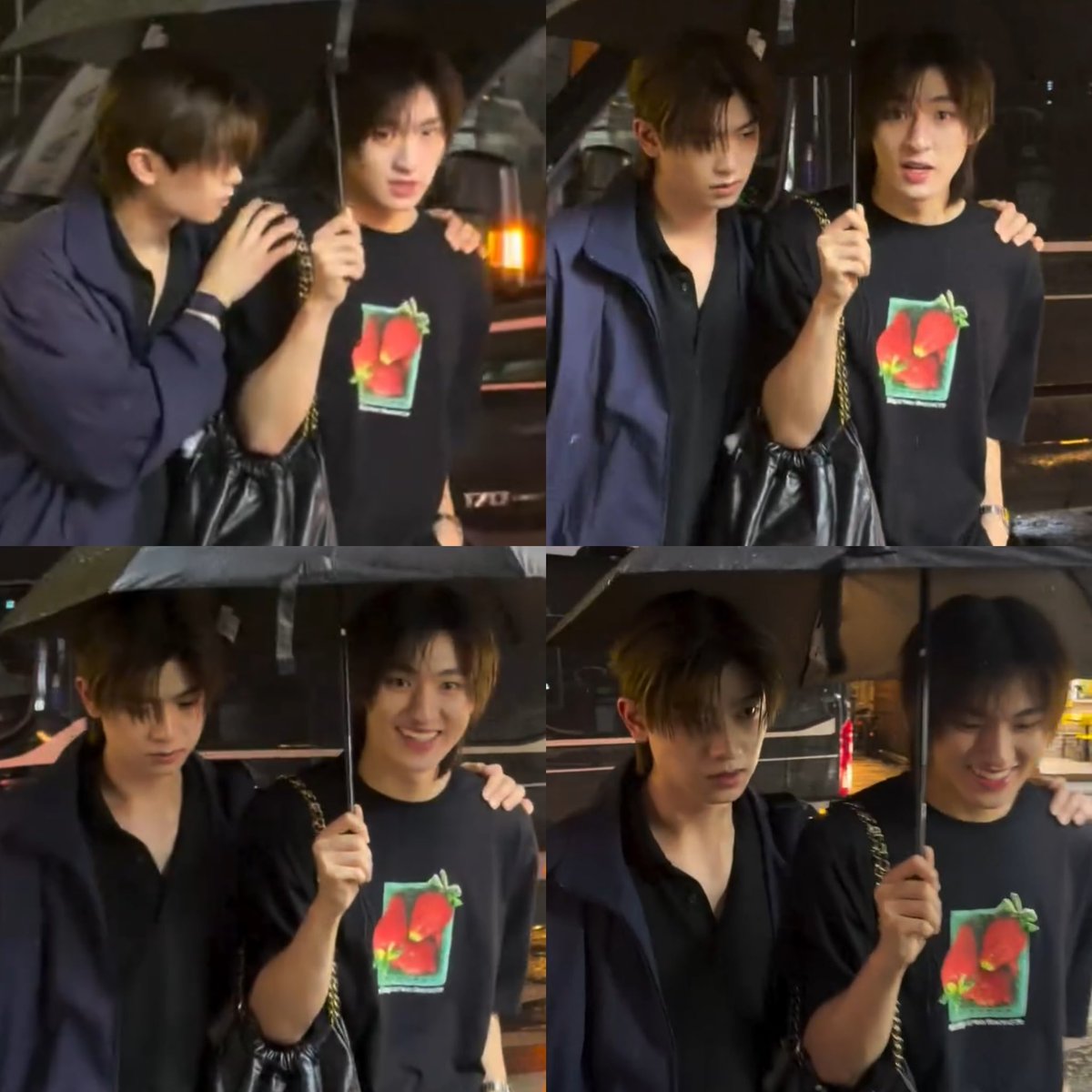gyunn9396's tweet photo. น้องก้องเขินมาก ส่วนโทมัสไม่สนใจไรเลย กลัวน้องเปียกกับระวังรถให้น้องอย่างเดียว อย่างกะซีนใรซีรีย์ ฮีไม่เอาไรจิง🙂‍↕️🙂‍↕️ https://t.co/dggQ3XKhVY
