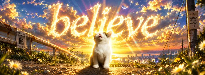 danielkuhn77569's tweet photo. I just found the next animal runner going viral on tiktok right now 

believe

there is a cat going viral right now for staring at the sun and its giving major believe vibes 

This could be the next movement runner we need like aura and hope

https://t.co/nP2OEOlf4J https://t.co/kY2gnyrKGL