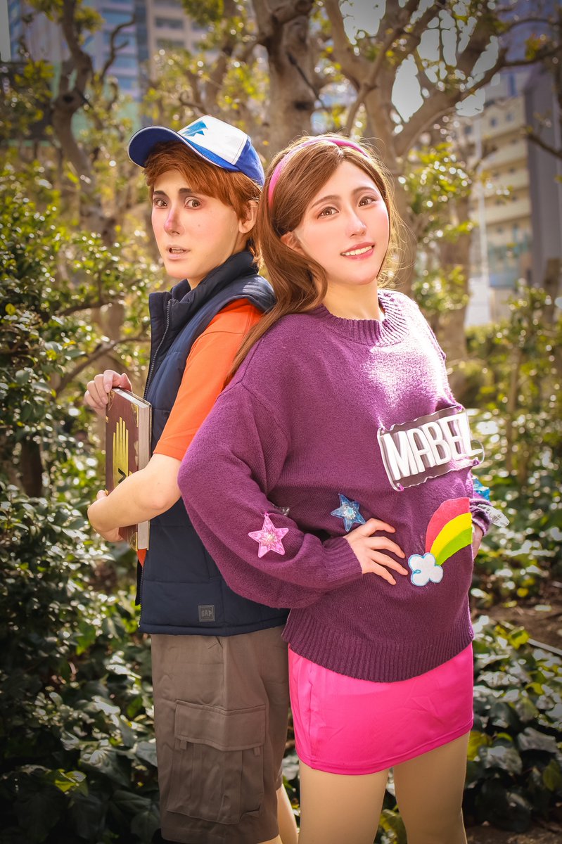 maomikurashi's tweet photo. HAPPY BIRTHDAY 🎂 

ディッパーメイベル誕生日おめでとう🎉

🌈@keeeei_1027 
🌲ふー
📷@2525_kagiaka 

#gravityfalls https://t.co/EdPxciF1Vn