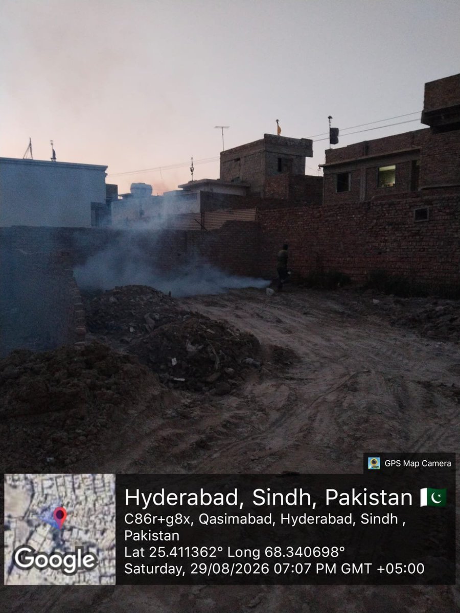 imran_phot92014's tweet photo. UC-149 میں مچھر کنٹرول مہم جاری
میئر حیدرآباد @KashifShoroPPP کی ہدایت پر ڈینگی اور ملیریا سے بچاؤ کے لیے علاقے میں فوگنگ کی گئی، تاکہ شہریوں کو محفوظ اور صحت مند ماحول فراہم کیا جا سکے۔
#MayorDeliversForHyderabad #HMCFumigationDrive https://t.co/AXiNx2dPpP