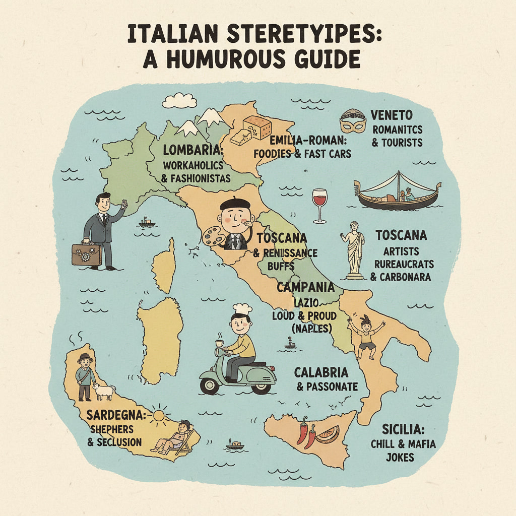 GeneratedAtlas's tweet photo. Stereotypes of Italy According To Nano Banana

Tool: Nano Banana

See how 17 other models did: https://t.co/VhUeUO2fQe https://t.co/bn7UclJjDK
