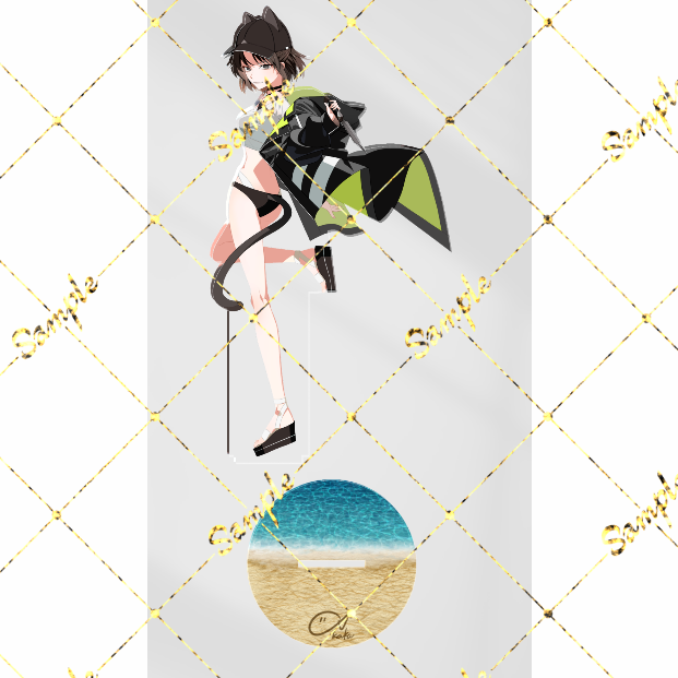 Terutsuki217's tweet photo. できていなかった頒布物紹介を行いたいと思います。
まずフチなしアクスタ。
「アクスタはフチなしにすると背景となじんで『リアルに存在する』感じがするのでオススメ」というポストを見てからずっと作りたかったお品でした。
最初は旅先にも連れていきやすいものをと考えていたのですが、（続く） https://t.co/96Q5wrmkSZ