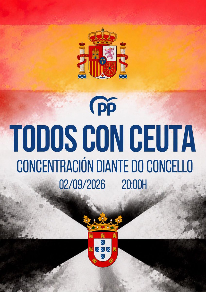ppdegalicia's tweet photo. Cando outros españois piden axuda, os galegos respondemos.

Todos con Ceuta 💪🏻

Por solidariedade, por respecto e polo pobo ceutí. https://t.co/1vG81HiDzT