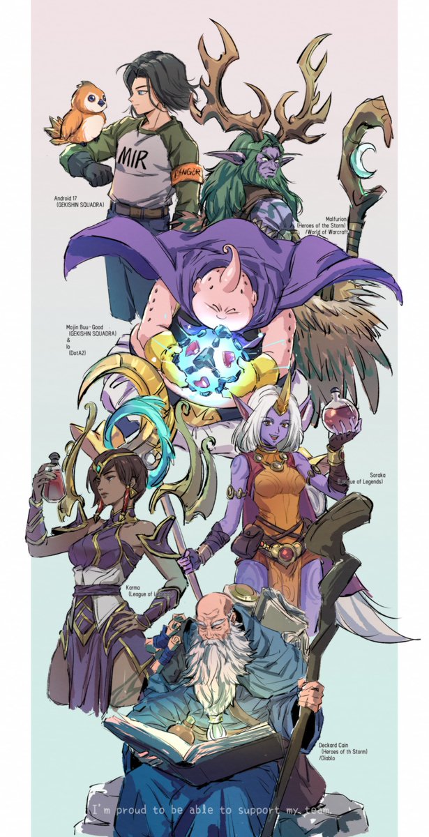 Akuto013's tweet photo. I'm that MOBA support character enjoyer https://t.co/jTcSoSsAGz