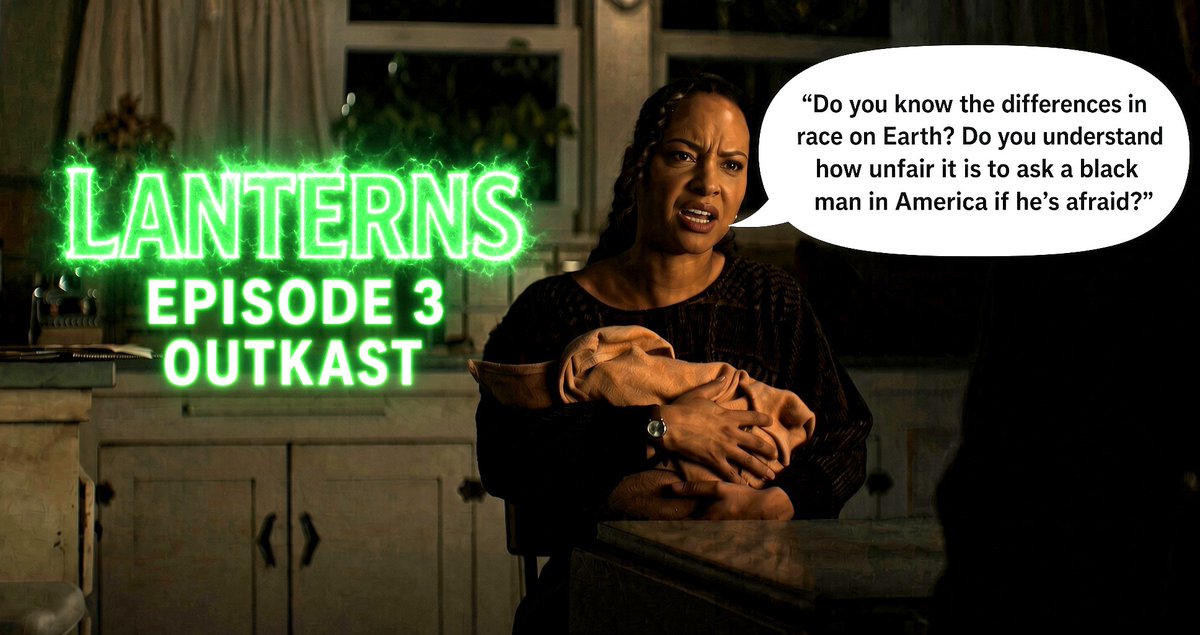 SirBylHolte's tweet photo. Because my skin is this color, I immediately recognized “Lanterns” Episode 3 as the BLACKETY-BLACK episode.

And the second the ANGRY BLACK MOM appeared, I knew where it was going.

Because it's ALWAYS the BLACK FEMALE - AKA the Democrat - who introduces this defeatist trash, because they seemingly have immunity from hate-speech considerations.

Sure enough, she threatens to kill the BLACK DAD, throws him out, then accepts a space diamond as “reparations” from the WHITE ALIEN FEMALE.

Then she lets us know the BLACK DAD became an ALCOHOLIC because he FAILED because he was AFRAID.

Then came the speech that told me this was going to be hot racist garbage:

“Do you know the differences in race on Earth? Do you understand how unfair it is to ask a black man in America if he’s afraid? We are terrified daily of persecution and still show up, sometimes better than everyone around us. Did you know that?”

And the line that pissed me off the most:

“Even in space, y’all don’t consider us.”

Right.

Black people are so entitled, they think THE UNIVERSE is supposed to cater to their racism.

That is when I turned it off.

FOR GOOD.

I am tired of the left telling me how hard I’ve had it...

...when the only people who have ever discriminated against me are them.

I CAN’T DO THIS SHIT ANYMORE.