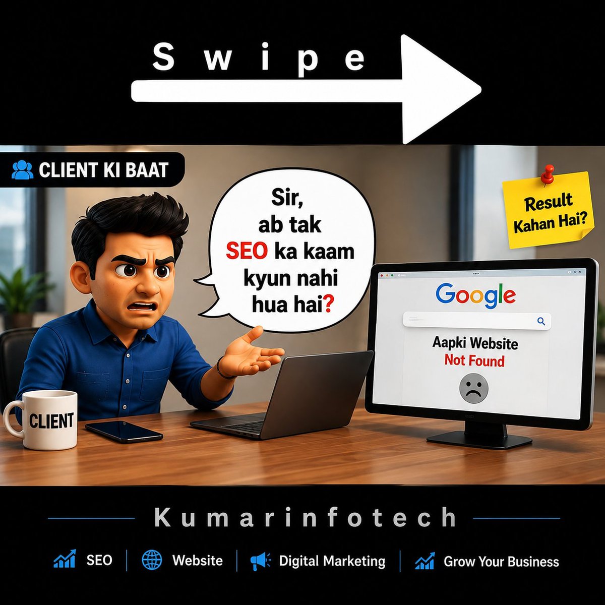kumarinfotech20's tweet photo. SEO isn't overnight magic. 

It takes: 
🔎 Keyword research
📝 Quality content
🔗 Authority &amp; backlinks
⚙️ Technical SEO
📊 Continuous analysis
Be patient. Stay consistent. Keep improving.

Invest in SEO. Invest in your future.

#SEO #DigitalMarketing #BusinessGrowth https://t.co/QSoaHhekDo